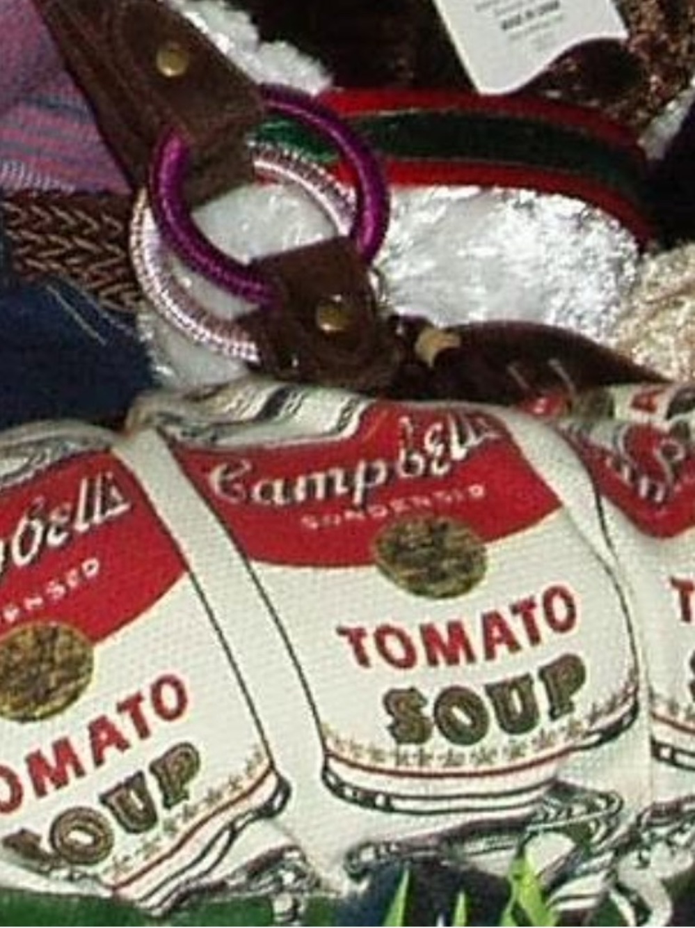 ISO ISO ISO Y2K Loop NYC Andy Warhol Foundation Campbell’s Soup Print Purse
